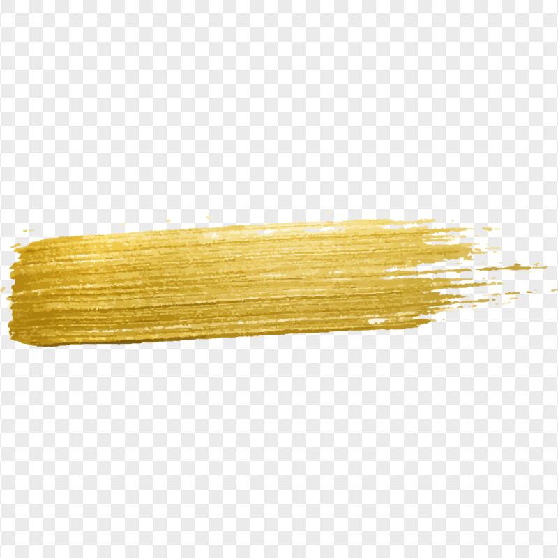 HD Watercolor Gold Yellow Brush Stroke PNG