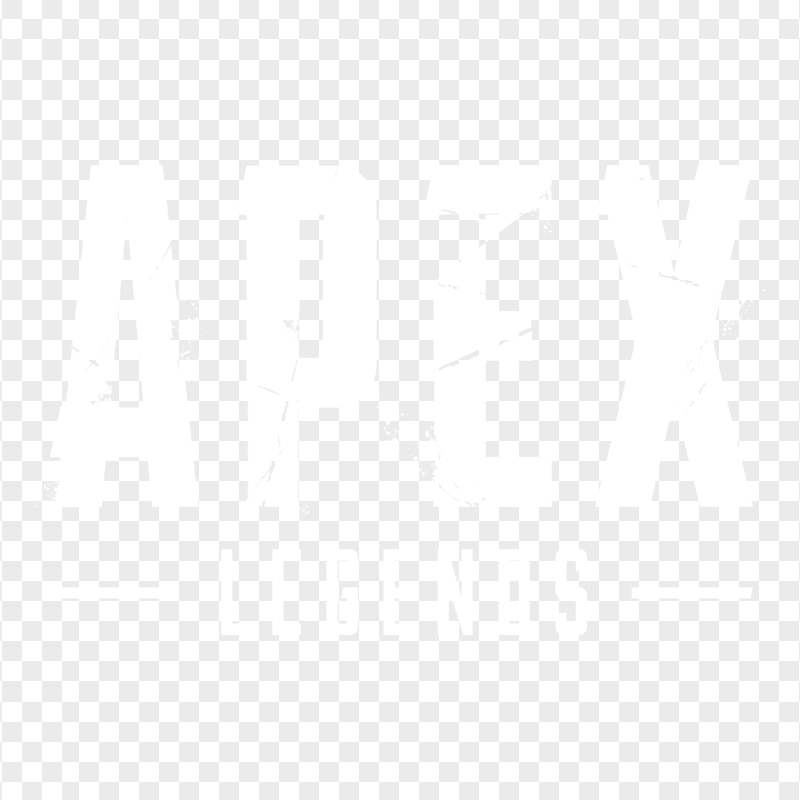 HD White Apex Legends Logo PNG