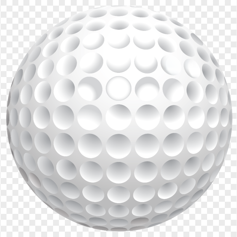 HD White Golf Ball PNG