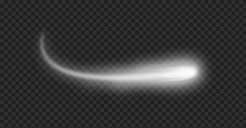 HD White Mouvement Wave Light Effect Transparent PNG