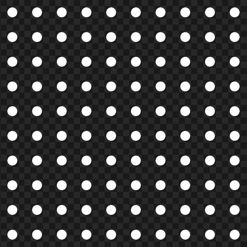 HD White Polka Dots Halftone Texture Transparent PNG