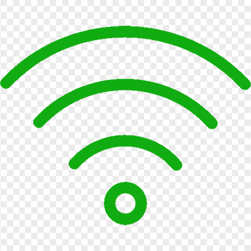 HD Wi-Fi Wireless Wifi Green Logo Icon Transparent PNG
