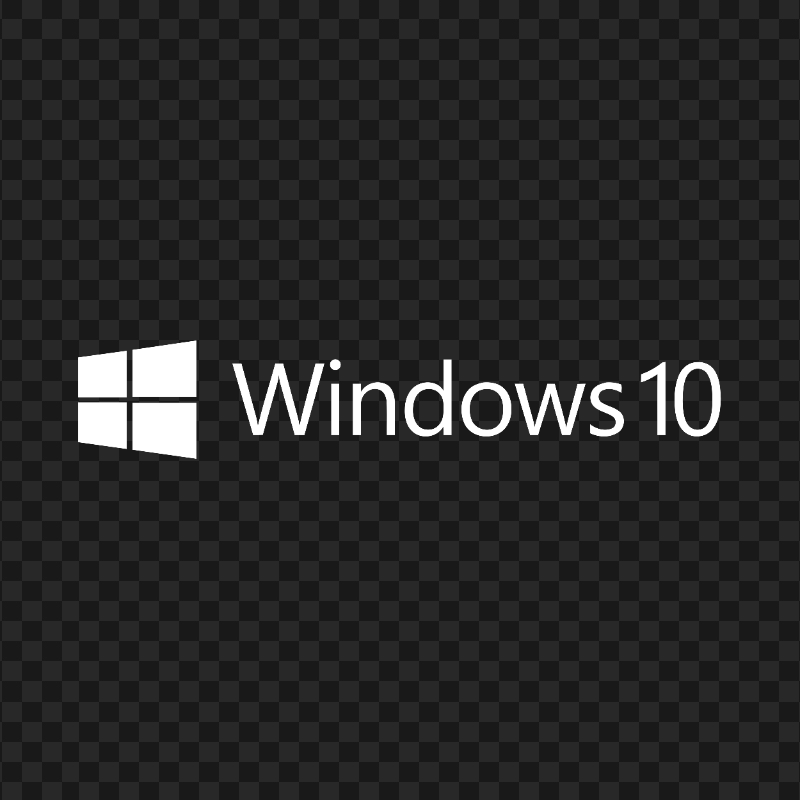 HD Windows 10 White Logo Transparent PNG