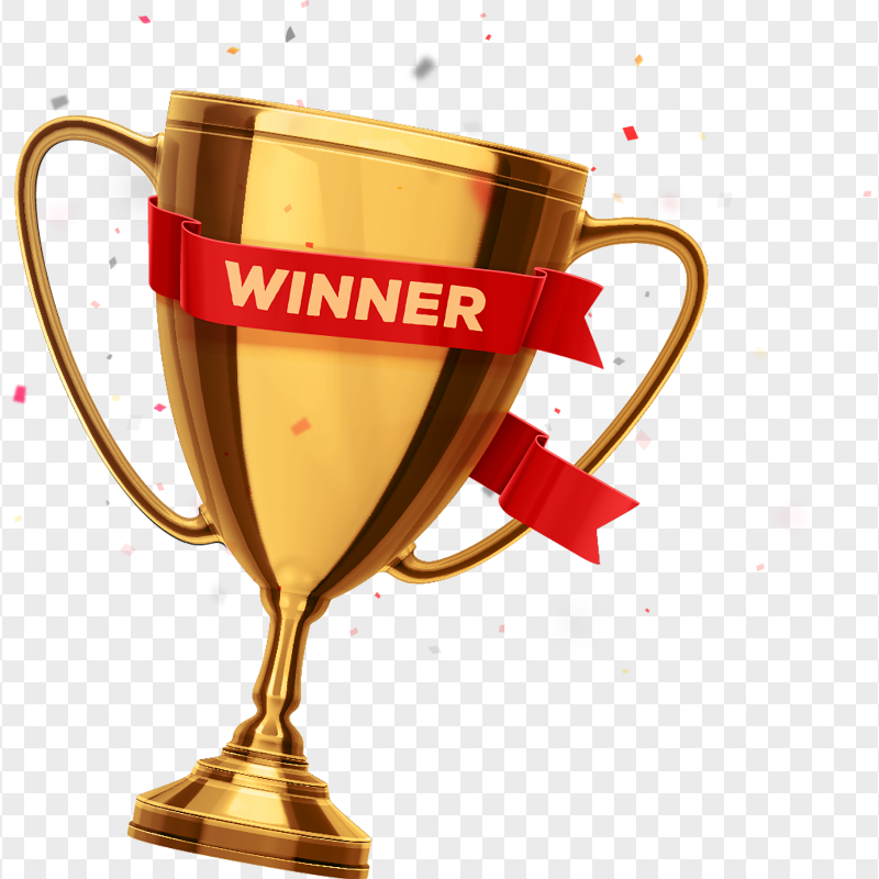 HD Winner Gold Trophy Illustration Transparent PNG