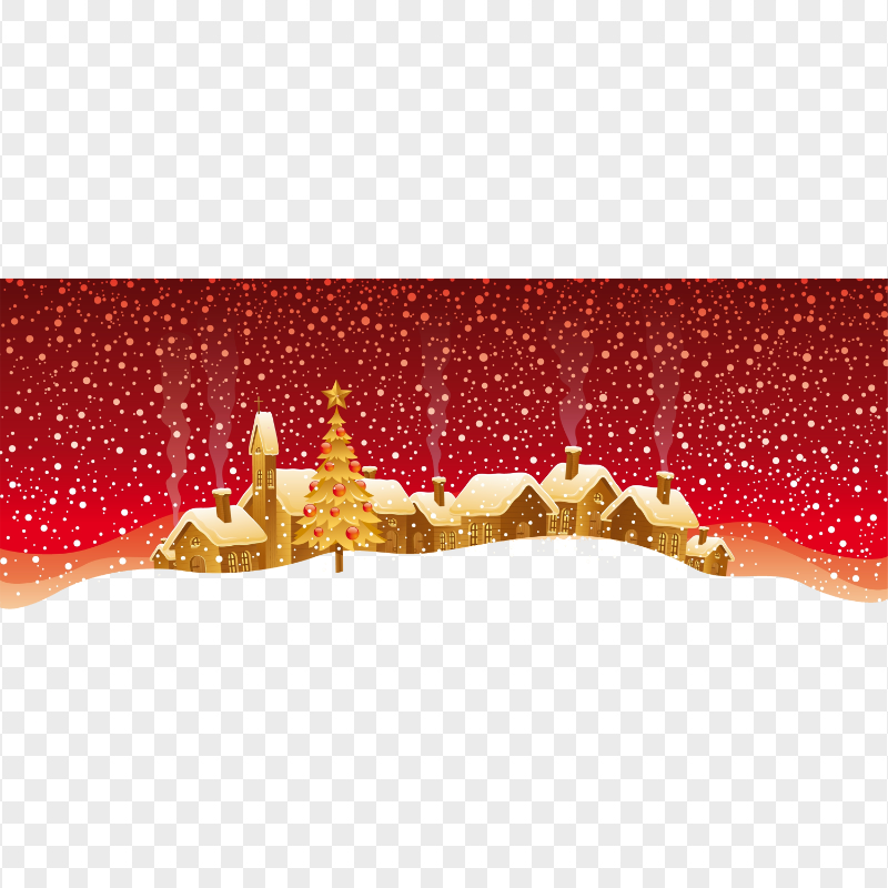 HD Winter Christmas Snow Holiday Illustration PNG