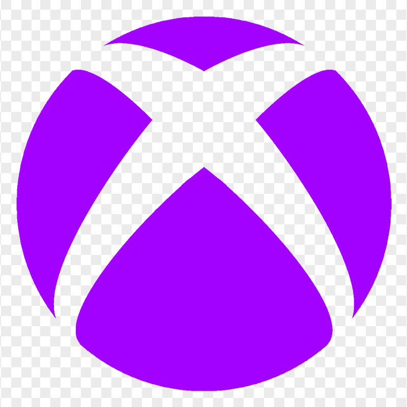 HD Xbox Purple Symbol Logo Icon Transparent Background