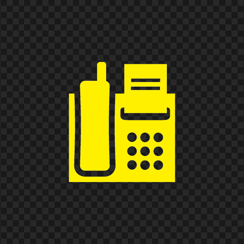 HD Yellow Home Phone Icon Transparent PNG