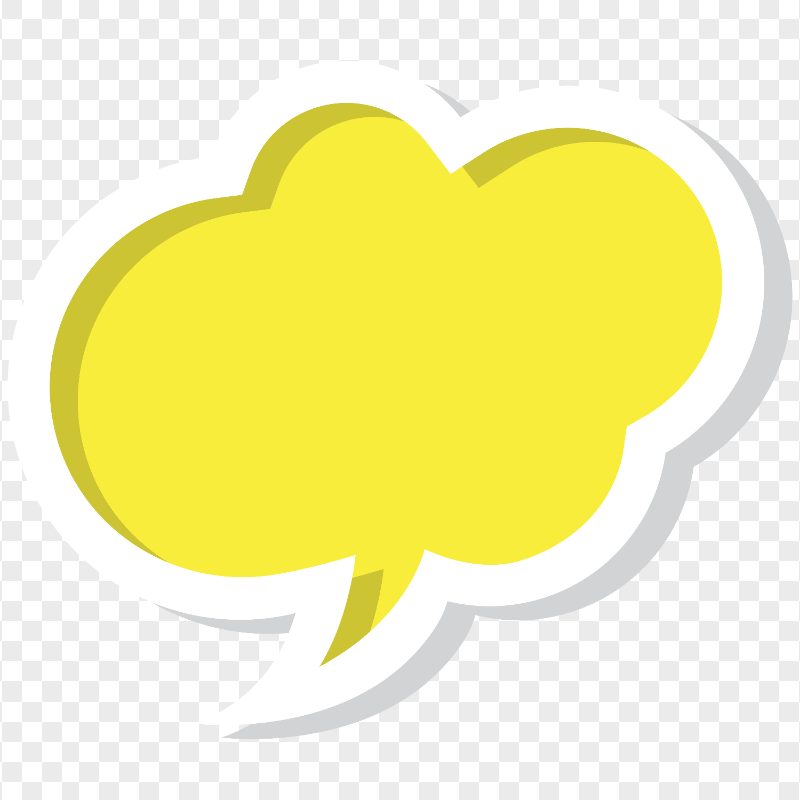 HD Yellow Illustration Graphic Cloud PNG