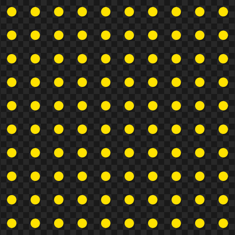 HD Yellow Polka Dots Halftone Texture PNG