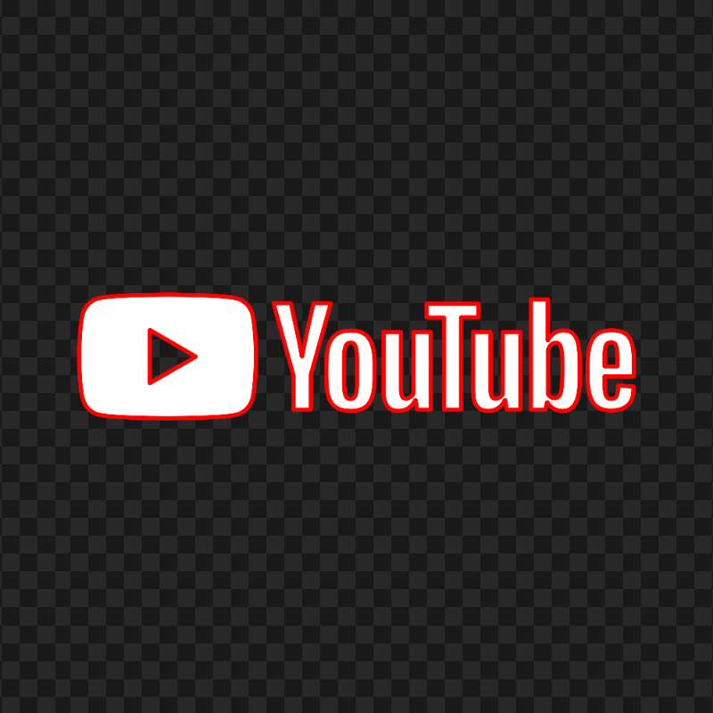 HD Youtube YT White & Red Logo PNG