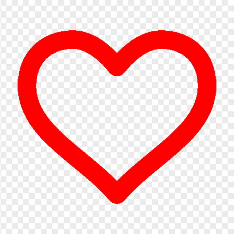 Heart Red Button Icon