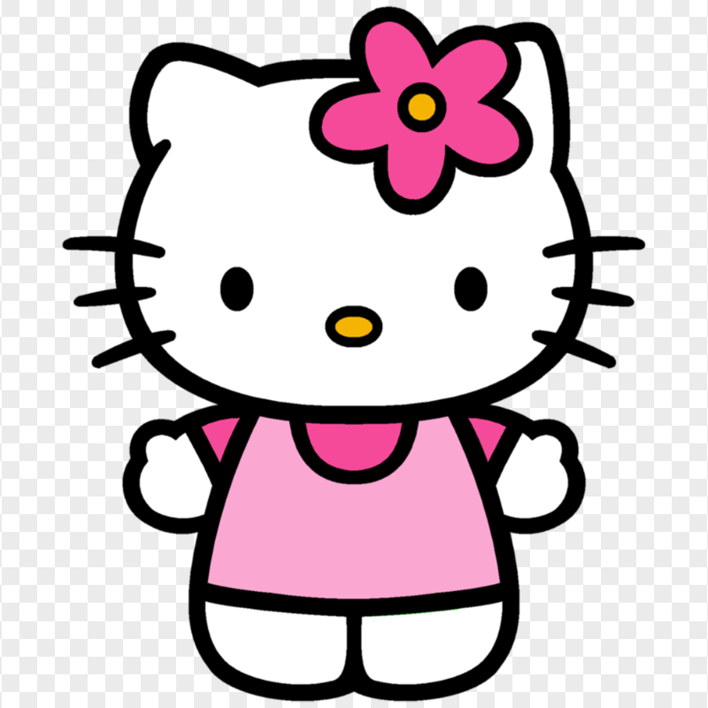Hello Kitty White Kawaii Kitten HD Transparent Background