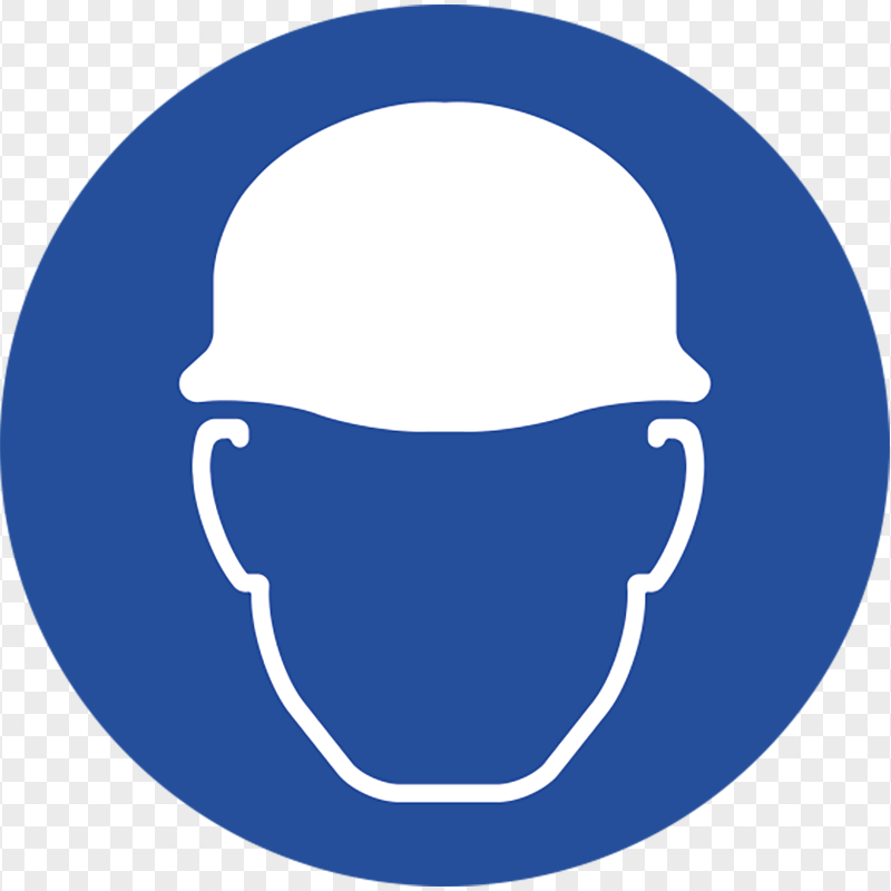 Helmet Protection PPE Safety Risk Sign