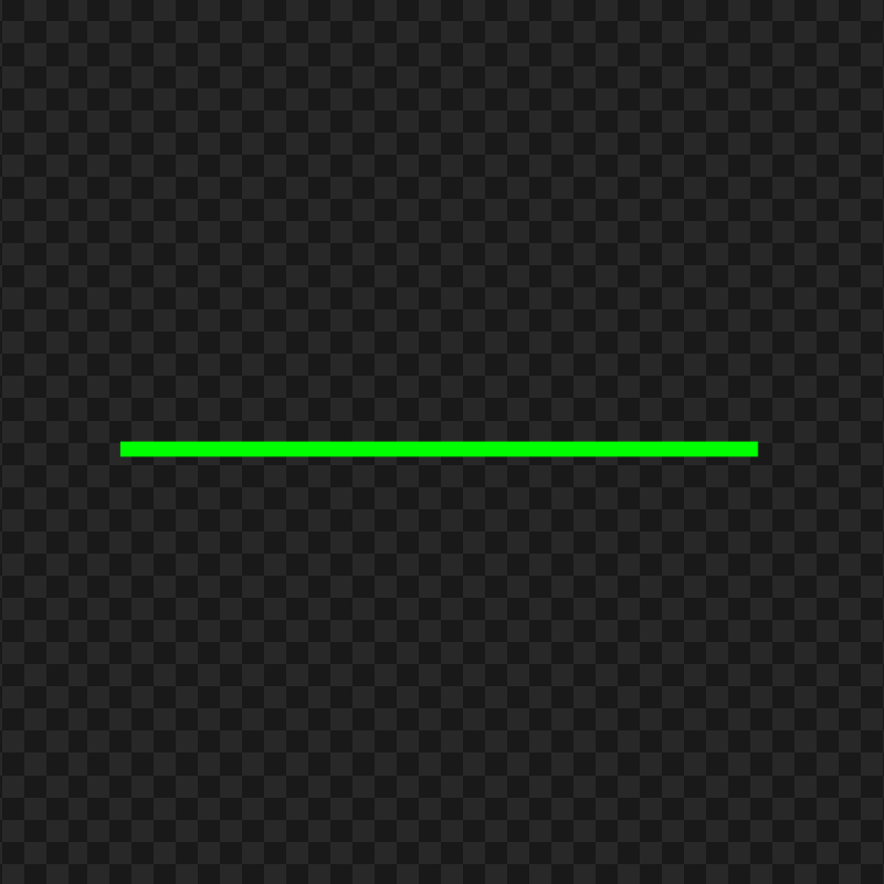 Horizontal Green Lime Line