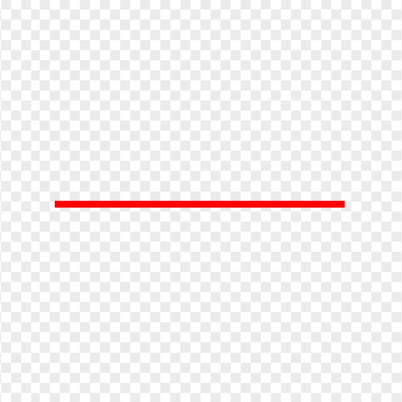 Horizontal Red Line PNG