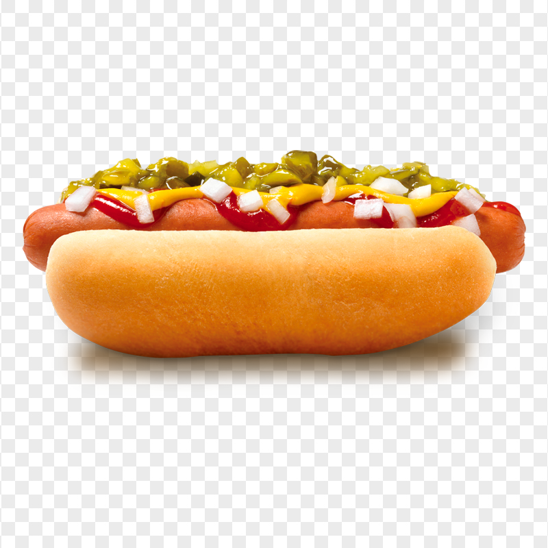 Hot Dog Ketchup Sandwich Download PNG