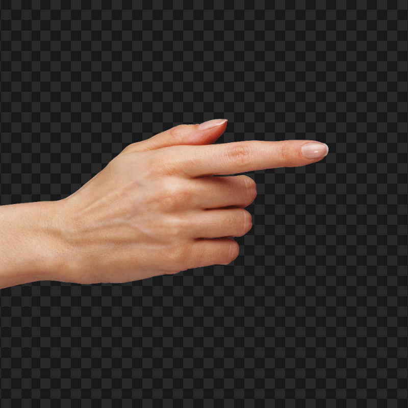 Human Hand Finger Pointing Right HD PNG