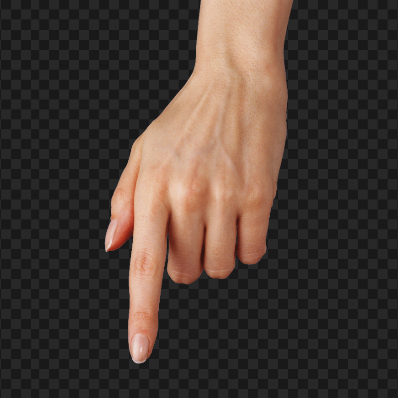 Human Hand Finger Pointing Left Image PNG | Citypng