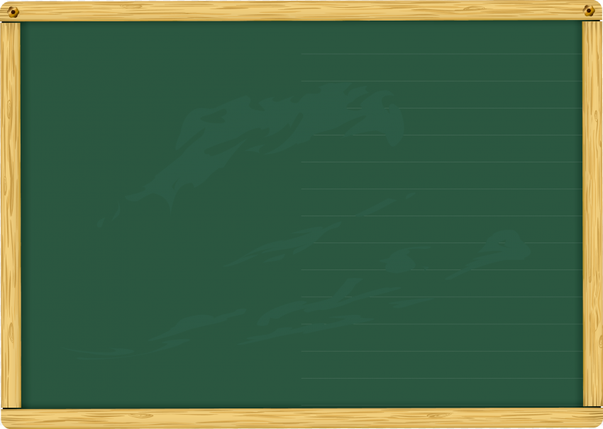 Green Cartoon Chalkboard HD PNG | Citypng
