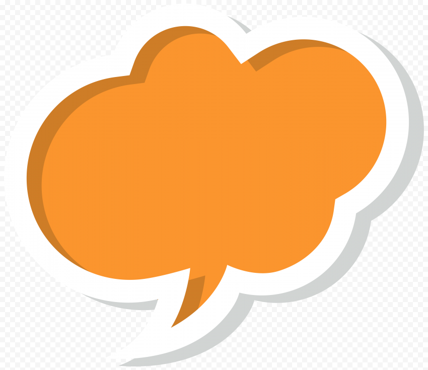 Illustration Graphic Orange Cloud Transparent PNG | Citypng