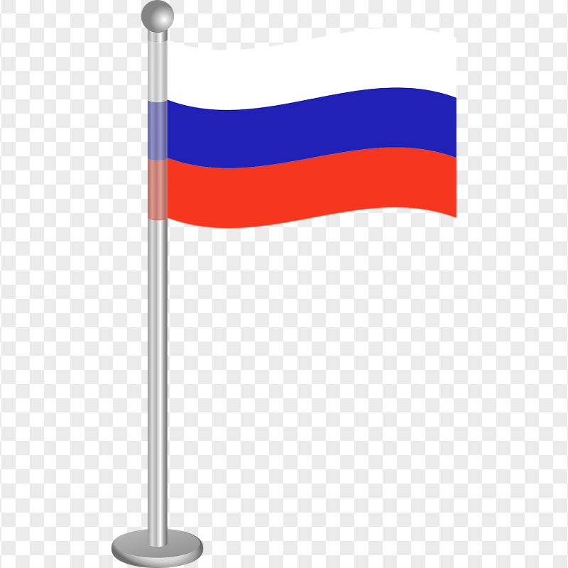 Illustration Russia Flagpole Flag HD PNG