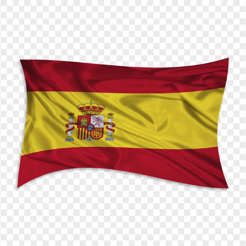 Illustration Spain Waving Flag Transparent PNG