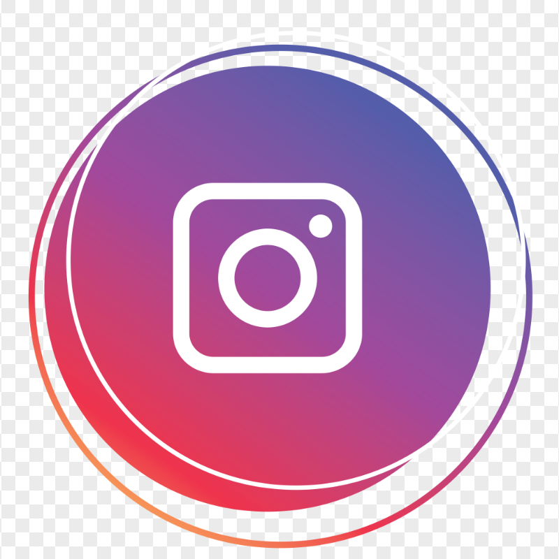 Instagram Round Multi Circle Icon