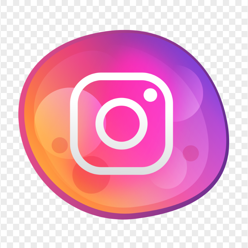 Instagram Social Media Logo Bubble Style Icon