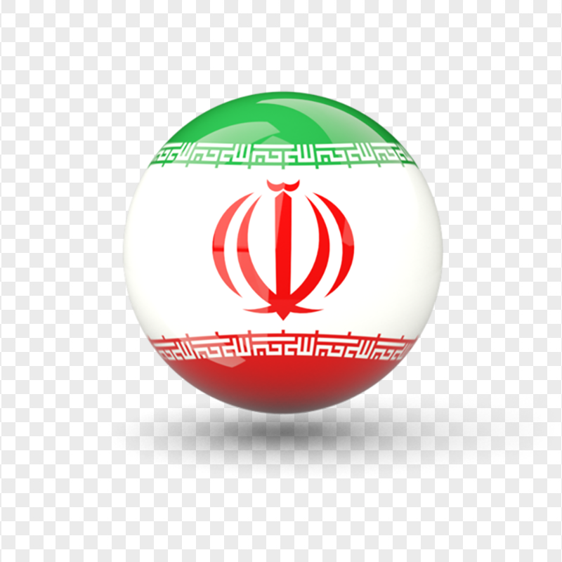 Iran Iranian Sphere Flag Icon FREE PNG