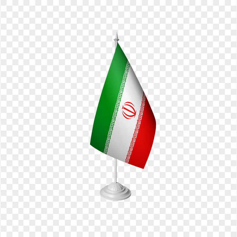 Iranian Desk Flag Download PNG