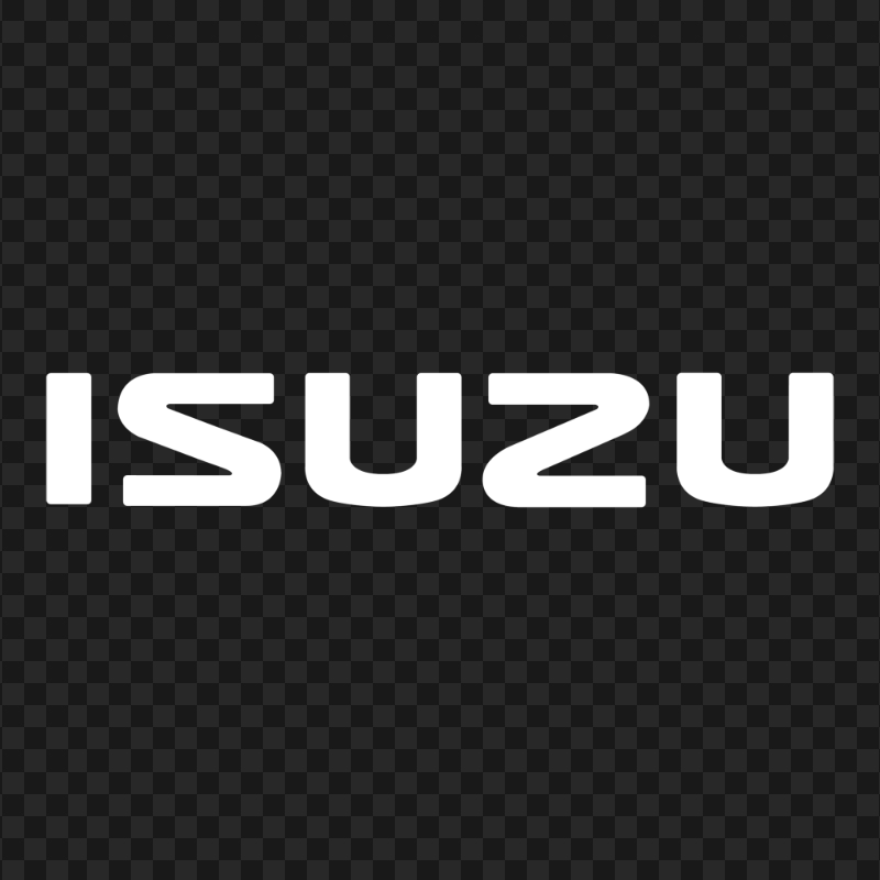 Isuzu White Logo Image PNG