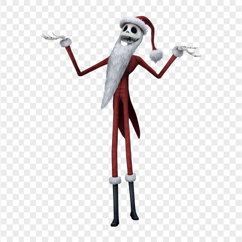 Jack Skellington Christmas Santa Suit Theme HD PNG