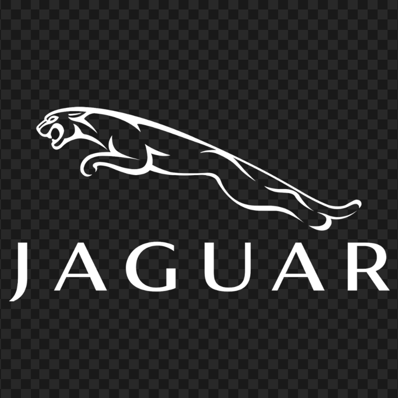 Jaguar Car White Logo FREE PNG