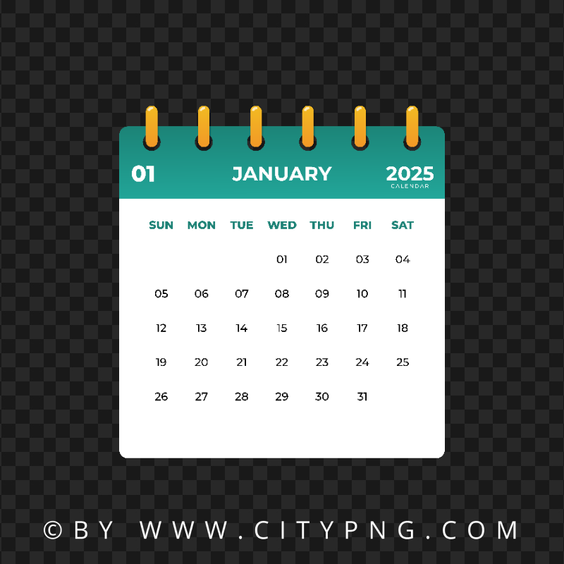 january-2025-monthly-calendar-hd-transparent-png-citypng