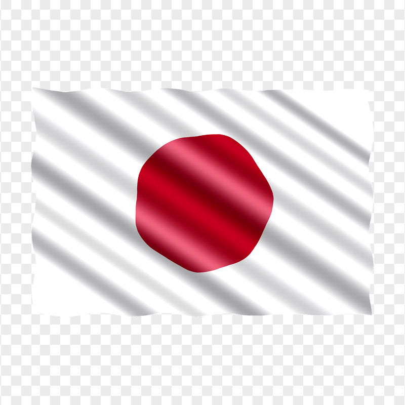 Japan Illustration Waving Flag HD PNG