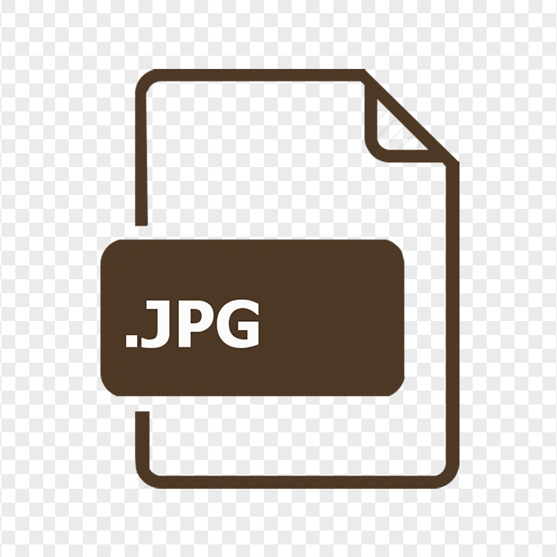 JPG Image File Brown Icon PNG