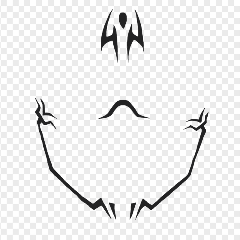 Jujutsu Kaisen Sukuna Face Marking HD PNG