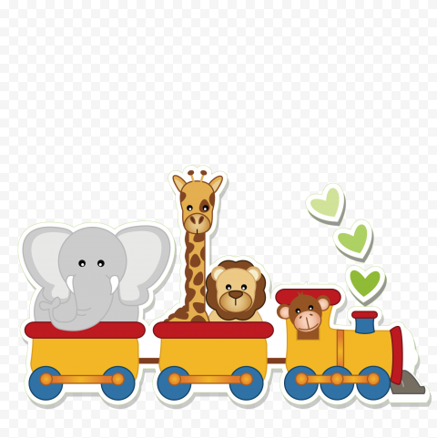 Kids Toys Animals Train Cartoon