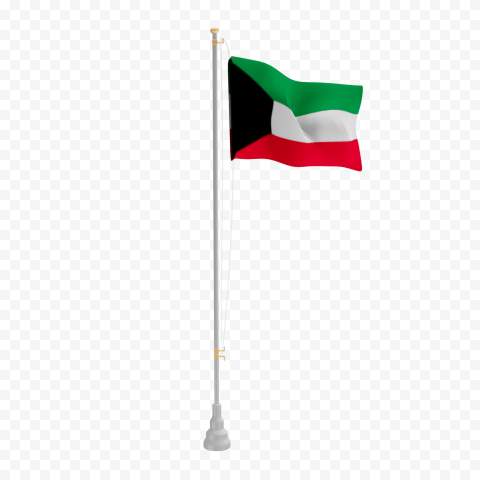 Kuwait Illustration Metal Flag Pole HD PNG
