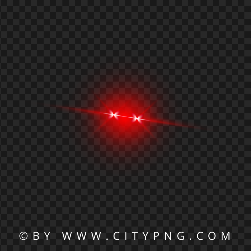 Laser Eyes Lens Flare Red Effect HD PNG