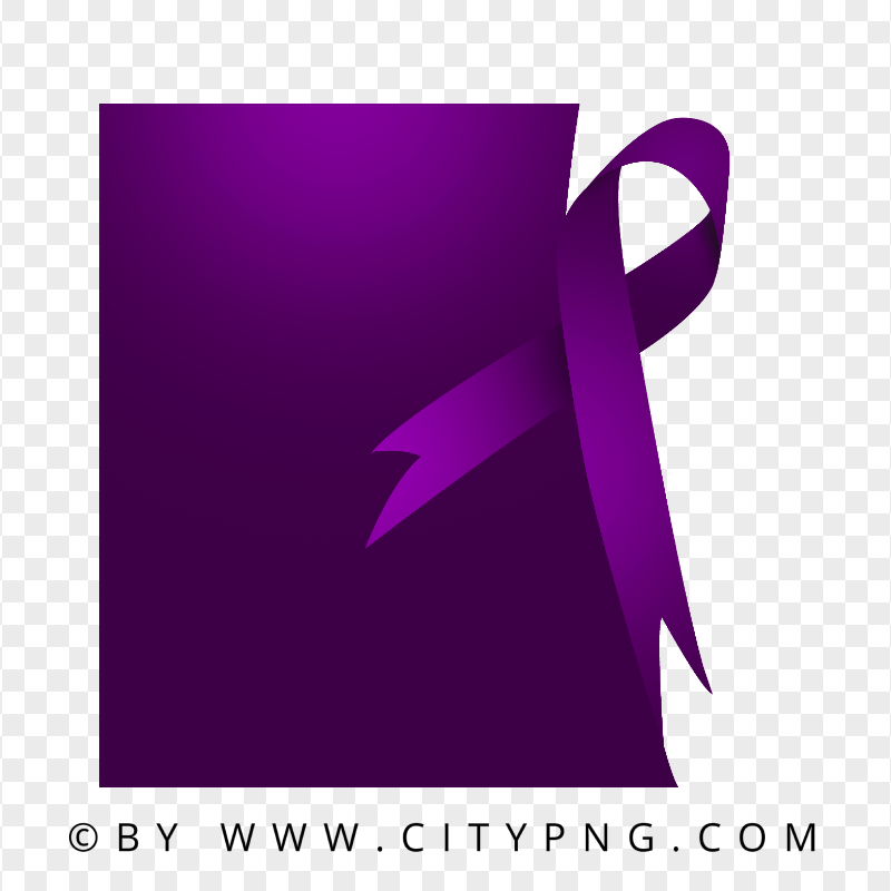 Leiomyosarcoma Cancer Template With Purple Ribbon Design PNG