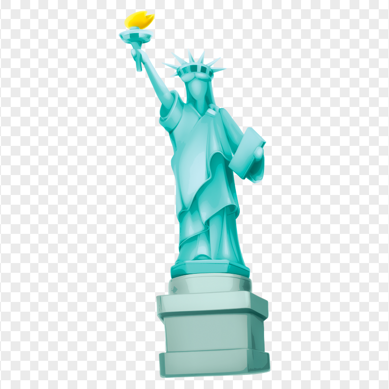 Liberty Statue Cartoon Illustration Monument HD PNG