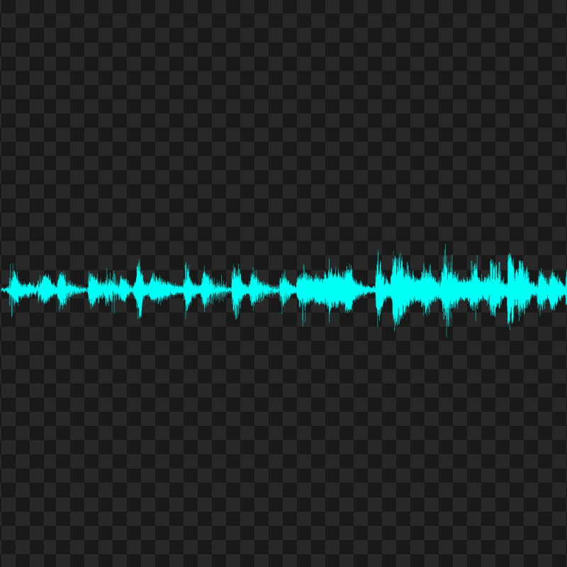 Light Blue Music Wave Sound Waves Rhythm Transparent Background