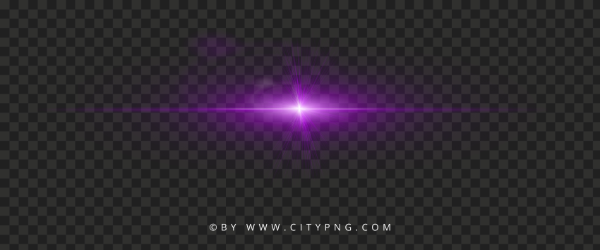 Light Glare Line Lens Flare Purple Effect PNG