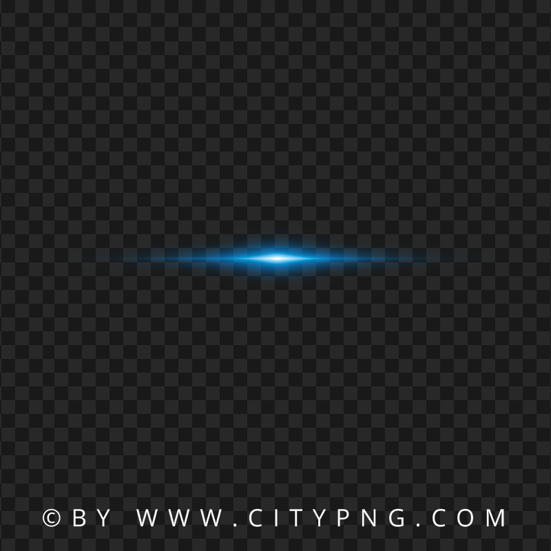 Light Lens Flare Glowing Blue Effect Transparent PNG