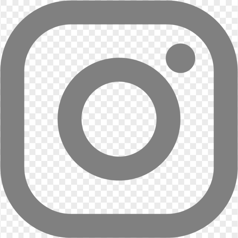 Light Smooth Gray Instagram Logo Light