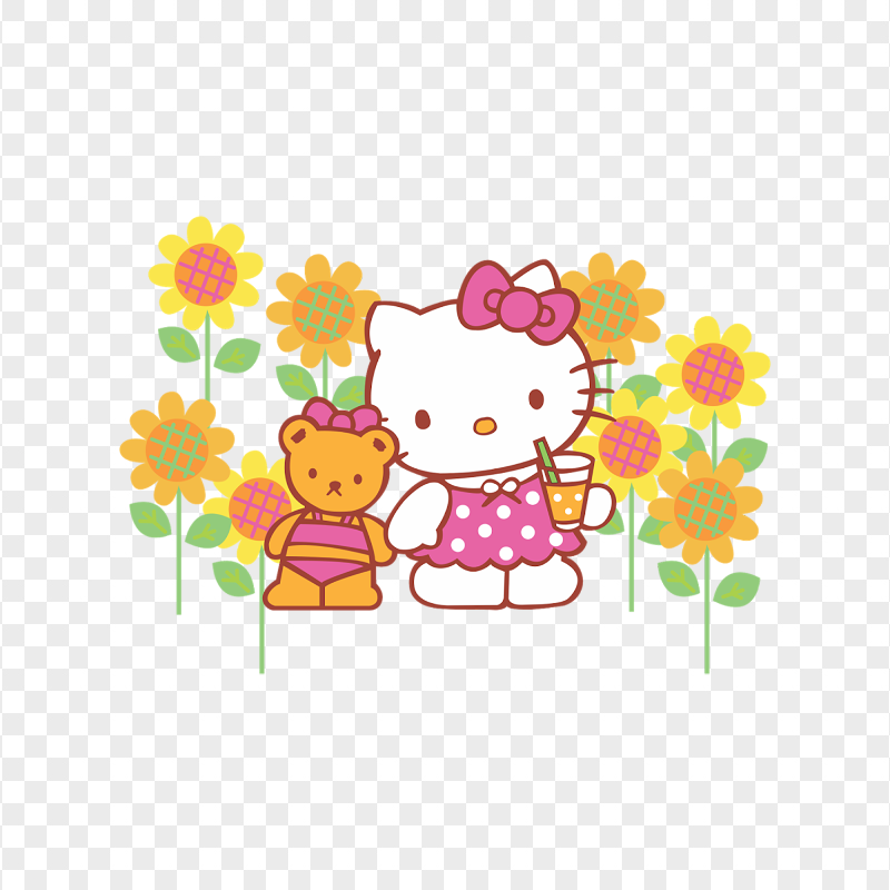 Hello Kitty Sticker Background Set Of Hello Kitty Cute Stickers HD Transparent Background | Citypng
