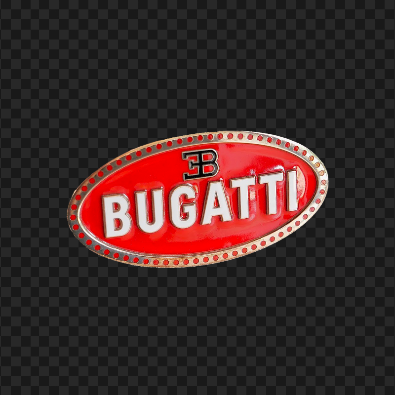 Logo Of Bugatti Car HD PNG