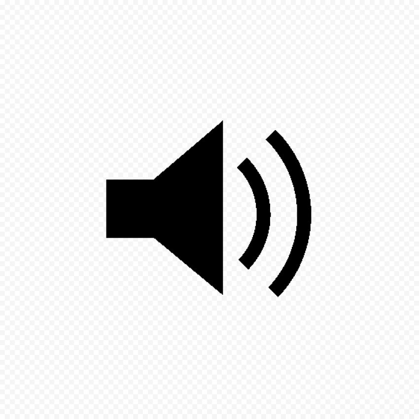 Loudspeaker Speaker Black Icon Transparent Background Citypng