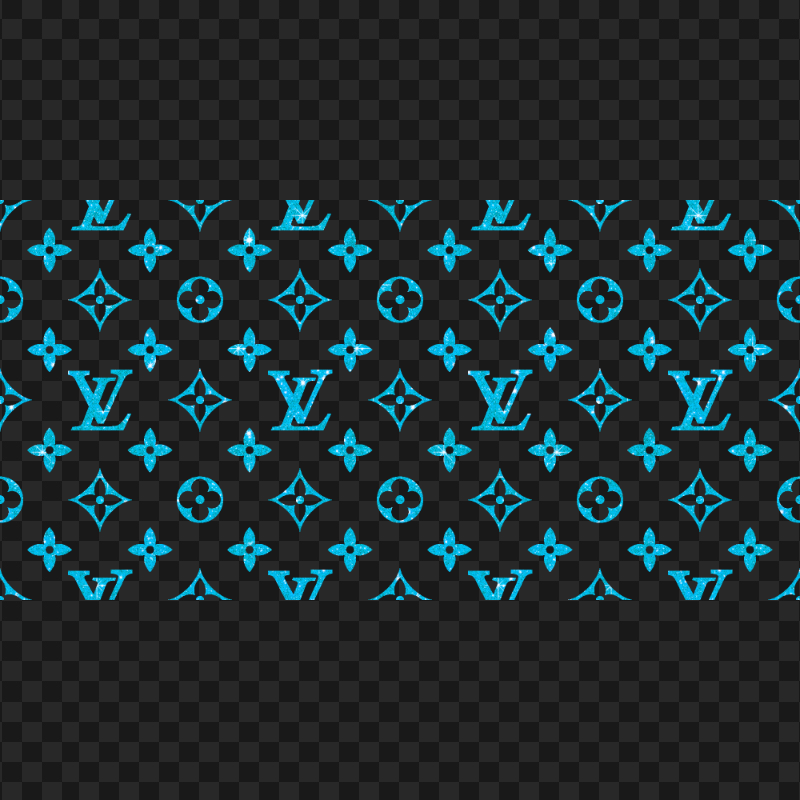 Louis Vuitton Lv Blue Glitter Pattern Seamless FREE PNG
